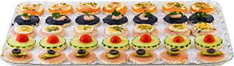 Assortiment 35 toasts variés