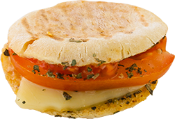Mini panini sauce basilic mozzarella tomate