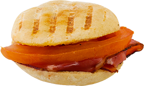 Mini Panini geräucherter Schinken, Olivenöl